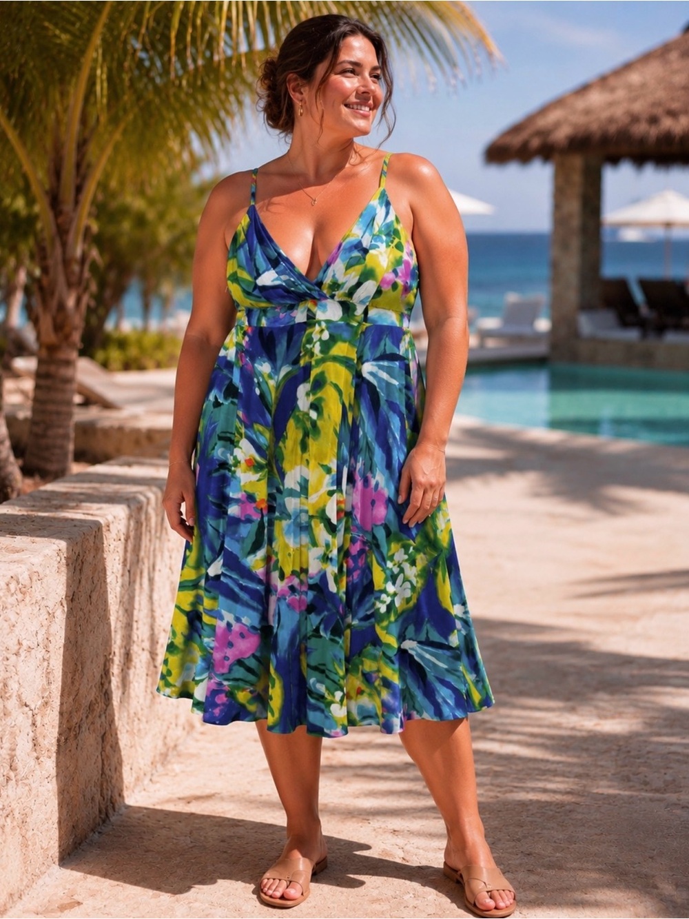 JAMS WORLD Floral Print Dress